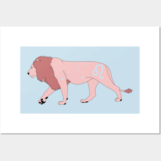 Leo (Baby Pink) Posters and Art